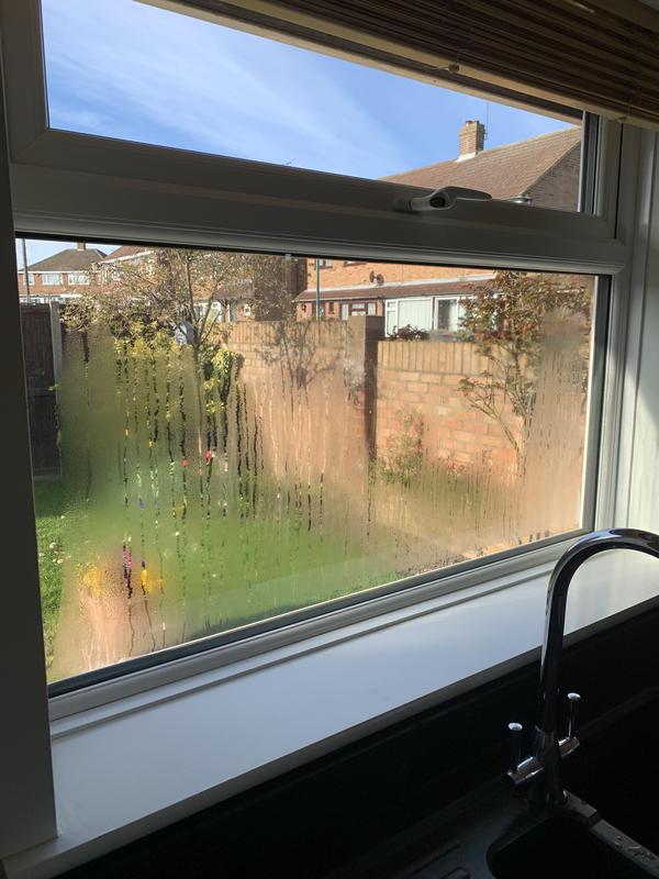 misted double glazed unit